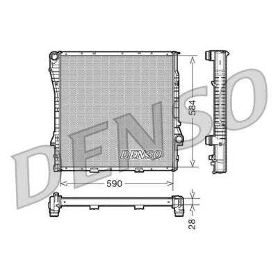 Bild av Kylare, motorkylning DENSO DRM05115