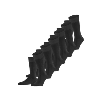 Bild av Falke Happy 6PACK Everyday Casual Strumpor, Storlek: 39 42, Anthra mel