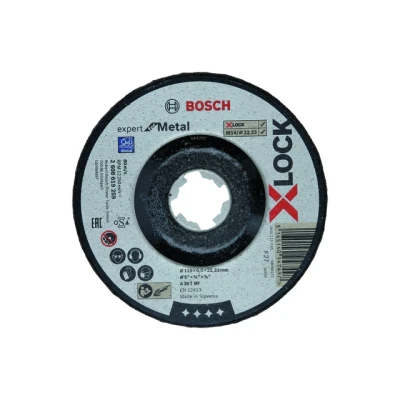 Bild av Bosch x LOCK Expert for Metal 125 6 22,23 mm nedsänkt slipning A 30 T BF, mm, 6,0