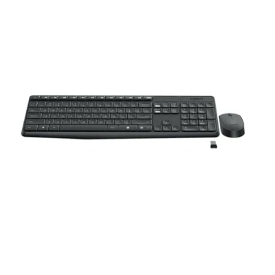 Bild av Logitech MK235 keyboard and mouse set Hungarian Tastatur &amp; Mus Ungerska Svart
