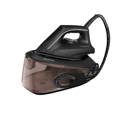 Bild av Rowenta VR5120 Easy Steam ångstrykstation 2 400 watt 110 g/min. variabel ånga 210 extra ångpuff snabbuppvärmande 1,4 l vattentank antikalksystem Eco läge kanel/svart