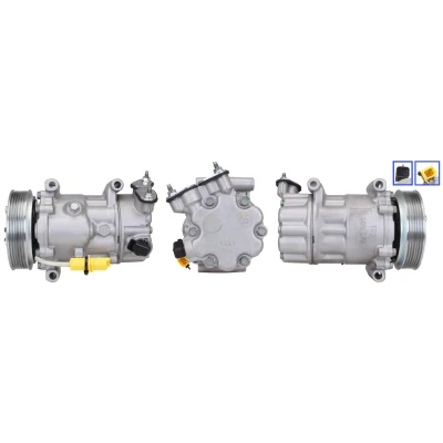 Bild av DRI 700510370 Compresseur De Climatisation PAG 46 R 134a avec joints PEUGEOT: 5008 I, 208 I 3/5 portes, 308 CITROËN: DS3 3 C3 II