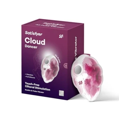 Bild av Satisfyer Cloud Dancer Red Print Lufttrycksvibrator
