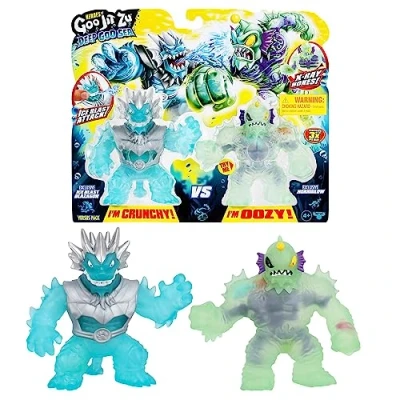 Bild av HEROES OF GOO JIT ZU Ice Blast Blazagon vs Horriglow 42629 Actionfigurer, Flerfärgad, 2 st