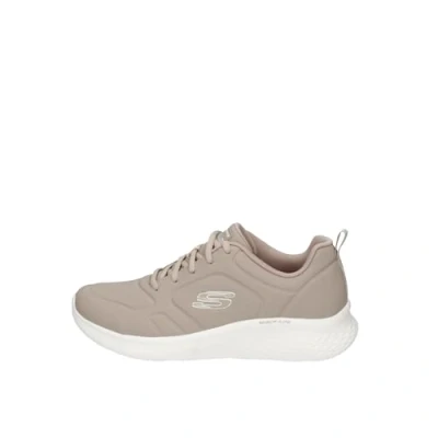 Bild av Skechers kvinnors D&#039;LUX Walker 2.0 Golden Step sneakers, Taupe, 4 UK, Mullvadsbrunt, 37 EU