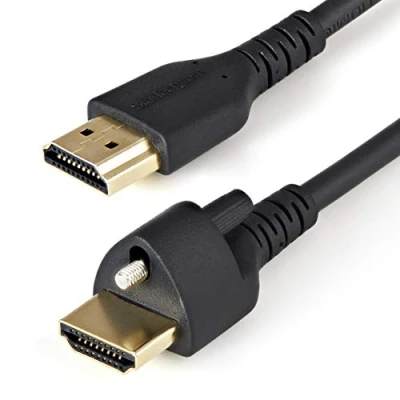 Bild av StarTech.com HDMI 2.0 Cable with Locking Screw 1m