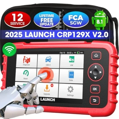 Bild av LAUNCH CRP129X V2.0 OBD2 skanner diagnostiskt verktyg för ABS SRS överföringsmotor diagnostik, med 12 servicefunktioner, livstids gratis uppdatering, auto VIN, batteritest