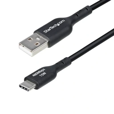 Bild av StarTech.com 3ft (1m) USB A to C Charging cable Charger Cord M/M 24 pin 1 m