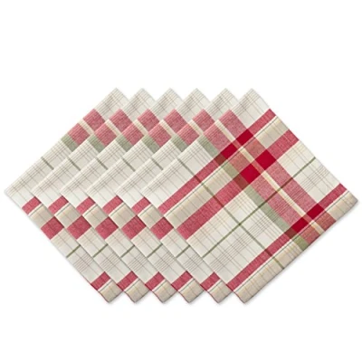 Bild av DII Kökssamling, svart &amp; vit, 14 x 72 bordslöpare Napkin Orchard Plaid