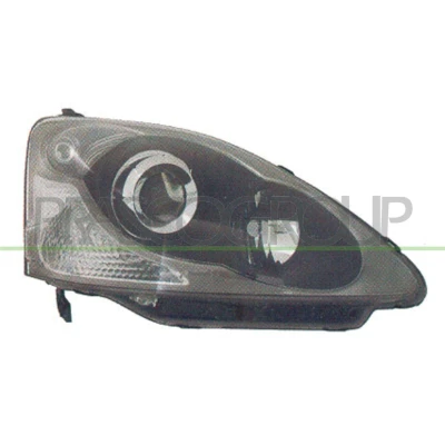 Bild av PRASCO HD0404903 Phares droit H1, HB3 gris fumée avec feu de clignotant pour circulation à droite sans commande correcteur site projecteur