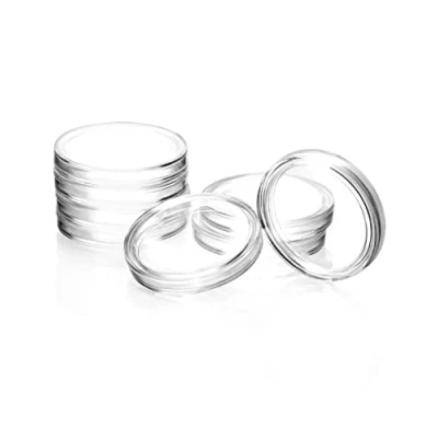Bild av QWORK® 200 stycken myntkapslar 25 mm runda myntfodral för myntförvaring