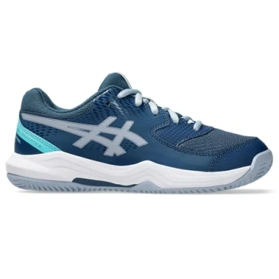 Bild av Asics Geldedicate 8 Unisex All court tennisskor för barn, Storlek: 39.5, Mako blue/grey blue Konstmaterial/textil