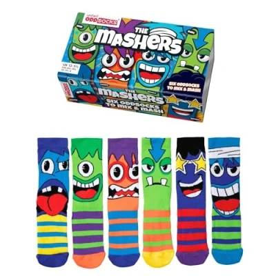 Bild av Stampfer Box 6 Oddsocks för pojkar, flerfärgad, EU 30 1/2 38 (UK 125 1/2), 39