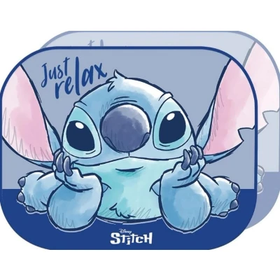Bild av Disney Par sidogardiner solskydd bil Lilo &amp; Stitch pojke flickor 44 x 35 cm med lila bakgrundssmycken