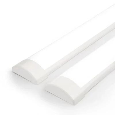 Bild av Set med 2 Neon LED 120cm, list 32W 3550LM 6500K, rör för garage, lager, parkering, kontor, verkstad, köksbelysning.