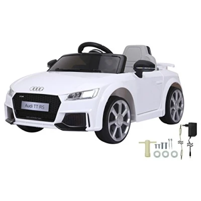 Bild av JAMARA 460278 Ride on Audi TT RS 12 V mjuk start, 2 växlad ultra grepp gummiring, fordon, vit