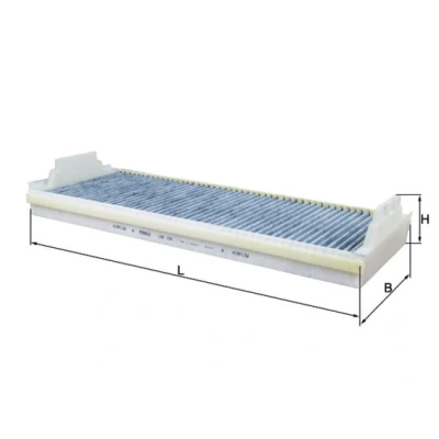 Bild av MAHLE ORIGINAL LAK 154 Filtre d&#039;habitacle à charbon actif 473,9 188 70,0 MAN: TGA, TGS, TGL