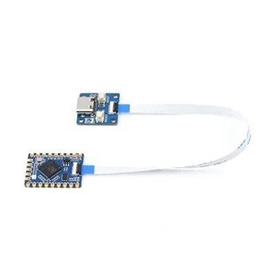 Bild av Waveshare RP2040 Tiny Microcontroller Development Board(with Adapter Board &amp; FPC Cable), with Dual Core Processor, up to 133MHz, Separate Design, Support C/C+/Python
