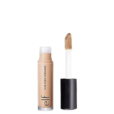 Bild av e.l.f. 16HR Camo Concealer full täckning lätt döljer korrigerar konturer höjdpunkter torkar matt nyanser + 27 färger idealiska för alla hudtyper 0,203 Fl Oz, ljusbeige, 6 ml