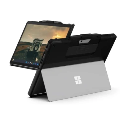 Bild av URBAN ARMOR GEAR Scout Handrem Case för Microsoft Surface Pro 11/9 fodral [Officiellt designad Surface, handrem, typskydd, kompatibel med Kickstand urtagning, Pen hållare] svart