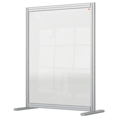 Bild av Nobo Premium Plus Genomskinlig Akryl Skyddande Bordsskärm Utbyggbart System 800x1000mm