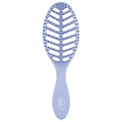 Bild av WetBrush Go Green Speed Dry Detangler with HeatFlex Bristles for Safe Use A Hairdyrer, Vented to Allow Moisture be Removed From Hair Quickly Fast Drying Time, Purple
