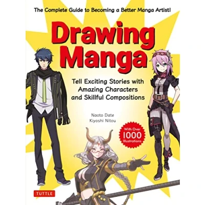 Bild av Drawing Manga: Tell Exciting Stories with Amazing Characters and Skillful Compositions (With Over 1,000 illustrations)