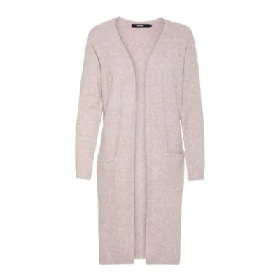 Bild av Vero Moda Vmdoffy LS LONG OPEN GA NOOS Kofta, Storlek: XS, Woodrose