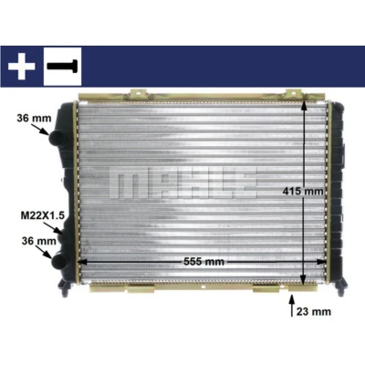 Bild av Kylare, motorkylning MAHLE CR 1408 000S