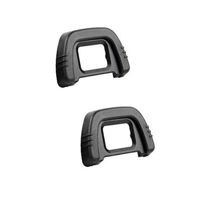 Bild av D7000 Ögonkopp kamera okular visare för Nikon D600 D80 D90 D40 D50 D200 D300, ersätter DK 21 &amp; Bubble Spirit Level het skoskydd [2 + 2 pack]