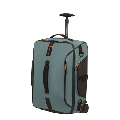 Bild av Samsonite Paradiver Light reseväska/ryggsäck S med hjul, 55 cm, 51 L, Grön (skog), Handgepäck Resväskor