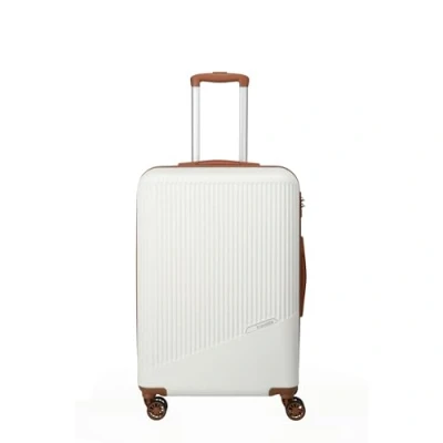 Bild av Travelite 4 hjuls resväska set 3 delar storlekar L/M/S, bagage serie Bali: ABS hårda skal trolleys, konjak, Trolley Größe M (67 cm), med hårt hjul
