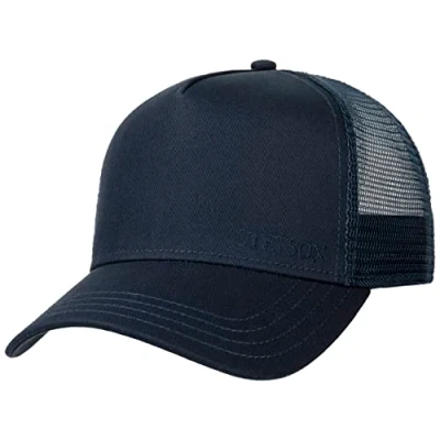 Bild av Stetson Car Club Truckerkeps dam/herr i bomull, en storlek (5560 cm), justerbar nätkeps, med snapback och ventilerande del meshtyg, flerfärgad basebollkeps, sommar/vinter, one size