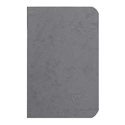 Bild av Clairefontaine 734105C AgeBag (9 x 14 cm, fickformat, perfekt för resor, tomt, 48 ark) 1 st grå