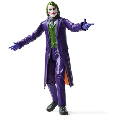 Bild av DC Batman The Joker Dark Night figur 30 cm svart riddare ledad begränsad upplaga 85 årsjubileum superhjältar leksak för barn 3 år och uppåt