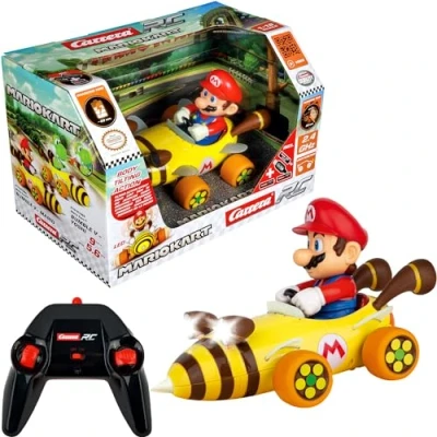 Bild av Carrera Mario Kart Bumble V Fjärrstyrd Leksaksbil, Flerfärgad, Från 6 år