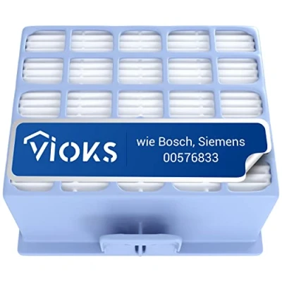 Bild av VIOKS HEPA filter dammsugare ersättning för BBZ156HF &amp; 00576833 VZ156HFB Siemens Bosch dammsugarfilter GL 20, 30, 40, MoveOn, Z4.0, VSZ4G