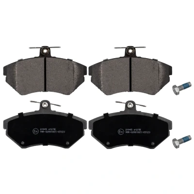 Bild av BLUE PRINT ADV184269 Jeu de plaquettes frein Essieu avant avec kit vis AUDI: A4 B5 Avant, Berline, 80 B4 Berline