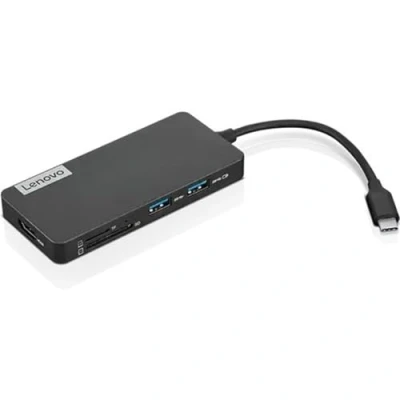 Bild av Lenovo USB C 7 i 1 hub, svart