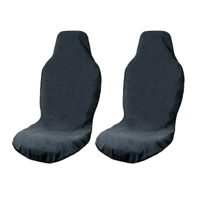 Bild av LIONSTRONG® bilsätesskydd framsäte universellt kompatibelt [vattentät] bilstolsskydd framsäten sittskydd bilsäte verkstadsskydd Mikrofiber 2 stycken