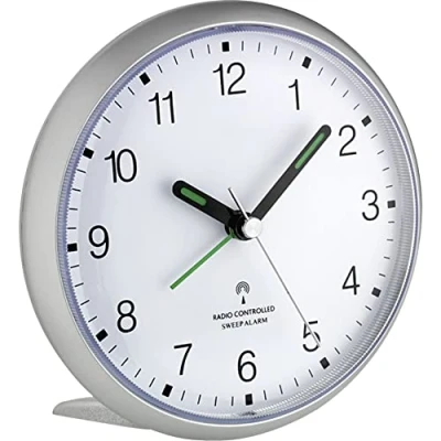 Bild av TFA Dostmann 60.1506 Radioklocka, 5.2 x 11 10.7 cm, Silver