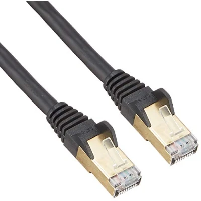 Bild av StarTech.com 3m black Cat6a / Cat 6a Shielded Ethernet patch cable 3 m meter