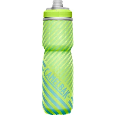 Bild av Camelbak Podium Chill utomhusvattenflaska, klämflaska, löpning, cykel, vandringsremsor lime/blå