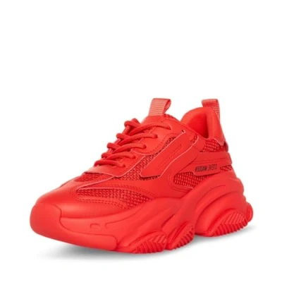 Bild av Steve Madden Egna sneakers för kvinnor, Röd utflykt enfärgad Getaway Solids, 40 EU