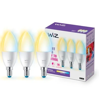 Bild av WiZ Kronjus 4,9W E14, Tunable White, Wi Fi, 3 pack