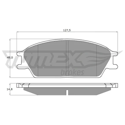 Bild av TOMEX brakes TX 11 06 Jeu de plaquettes frein Essieu avant HYUNDAI: Getz