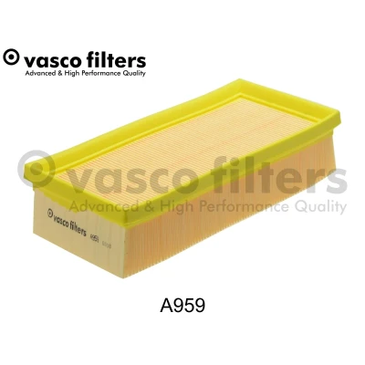 Bild av DAVID VASCO A959 Filtre à air 58 117 251 rectangulaire Cartouche filtrante MITSUBISHI: Colt 6, VI CZC Cabriolet, SMART: Forfour I