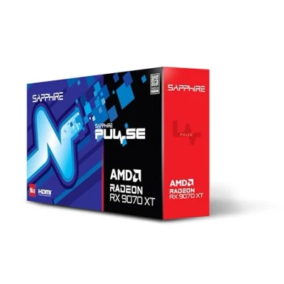 Bild av Sapphire Radeon RX 9070 XT Pulse 16GB GDDR6 RAM Grafikkort
