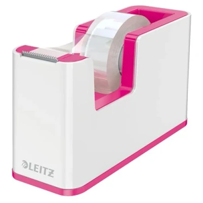 Bild av Leitz WOW Tejphållare inkl. tejp, vit/rosa metallic, 53641023