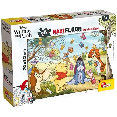 Bild av Lisciani Games Disney Pussel DF Maxi Floor 24 Winnie The Pooh Barn, Multifärg, 86665